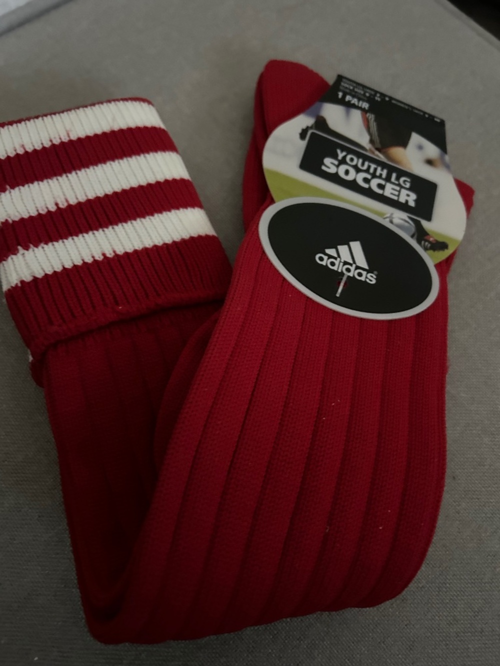 Adidas youth lg soccer socks